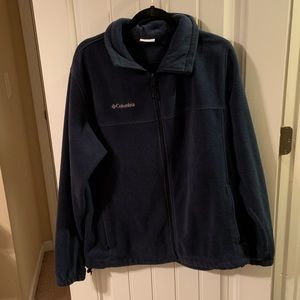 Columbia fleece jacket with a zipper